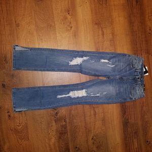 Medium blue wash jeans